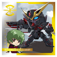 Niforamtion Mobile Suit Gundam Sticker Wafer vol.4 Freedom of Space [17.Blitz Gundam & Nicol Amalfi (rare)]