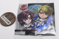 Niforamtion Mobile Suit Gundam Sticker Wafer vol.4 Freedom of Space [20.Mu La Flaga & Murrue Ramius (normal)]