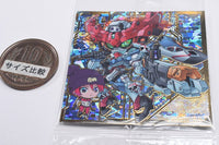 Niforamtion Mobile Suit Gundam Sticker Wafer vol.4 Freedom of Space [23.GQuuuuuuX & Machu (ultra rare)]