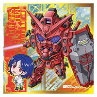 Niforamtion Mobile Suit Gundam Sticker Wafer vol.4 Freedom of Space [24.Red Gundam & Shuji Ito (ultra rare)]