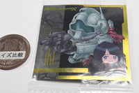 Niforamtion Mobile Suit Gundam Sticker Wafer vol.4 Freedom of Space [28.Gelgoog Sugai (GQ) & Shiiko Sugai (rare)]