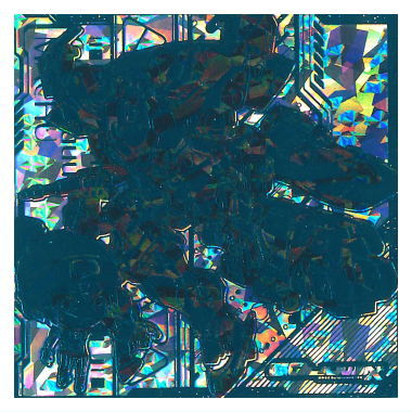 Niforamtion Mobile Suit Gundam Sticker Wafer vol.4 Freedom of Space [37.Parallel 1: GQuuuuuuX & Machu (GQ rare)]