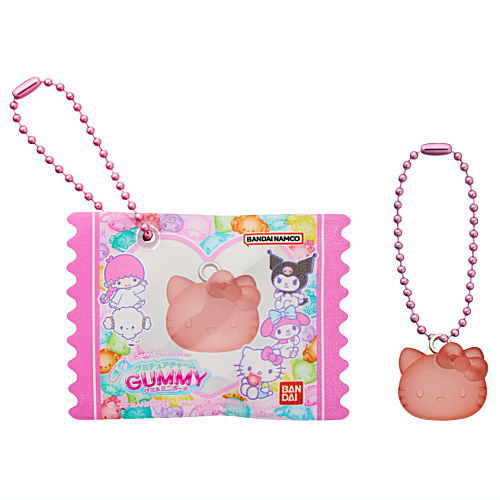Sanrio Characters Gummy Charm GUMMY & Mini Pouch [1.Hello Kitty]