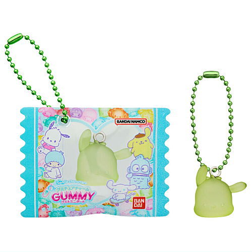 Sanrio Characters Gummy Charm GUMMY & Mini Pouch [7.Pochacco]
