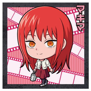Niforamtion Movie Chainsaw Man Reze Sticker Wafer [12.Makima (Normal)]
