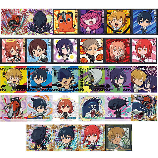 Niforamtion Movie Chainsaw Man Reze Sticker Wafer [All 28 type set(Full Complete)]
