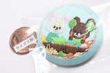 The Bear's School embroidery can badge with biscuit [10.Jackie & David (Vegetables)]