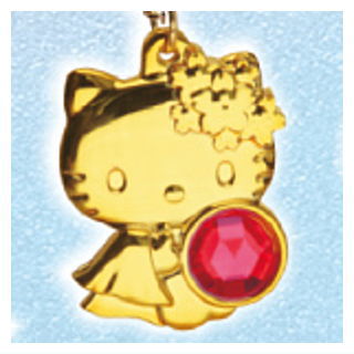 Sanrio Characters Kirakkira Pendant [1.Hello Kitty (Gold Plated)]
