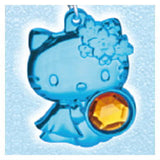 Sanrio Characters Kirakkira Pendant [2.Hello Kitty (Light Blue Plated)]