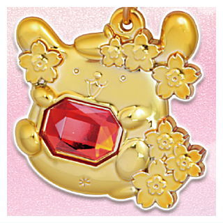 Sanrio Characters Kirakkira Pendant [5.Pompompurin (Gold Plated)]