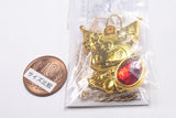 Sanrio Characters Kirakkira Pendant [9.Kuromi (Gold Plated)]