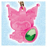 Sanrio Characters Kirakkira Pendant [11.Kuromi (Neon Pink)]