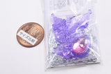 Sanrio Characters Kirakkira Pendant [12.Kuromi (Light Purple Glitter)]