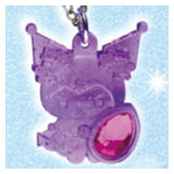 Sanrio Characters Kirakkira Pendant [12.Kuromi (Light Purple Glitter)]