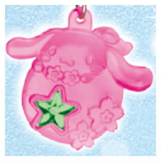 Sanrio Characters Kirakkira Pendant [15.Cinnamoroll (Neon Pink)]