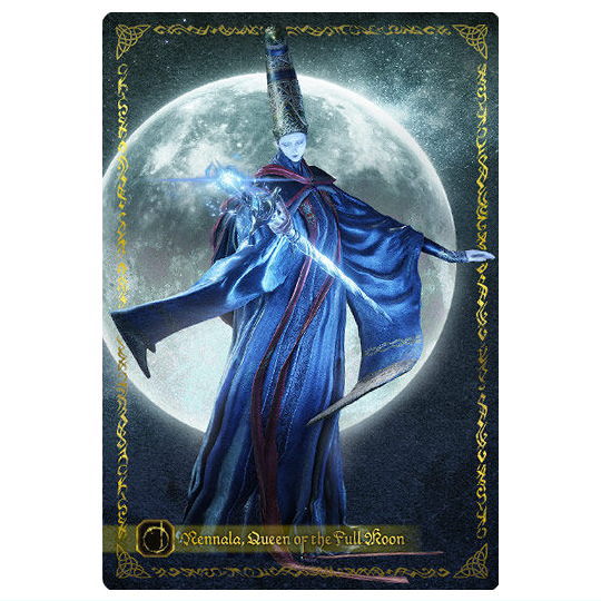 Elden Ring Twin Wafer [2.Rennala, Queen of the Full Moon (Gold Foil Stamp)]