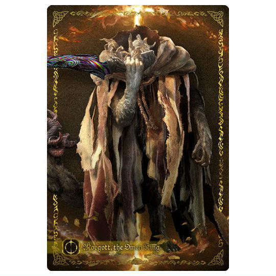 Elden Ring Twin Wafer [4.Morgott, The Omen King (Gold Foil Stamp)]