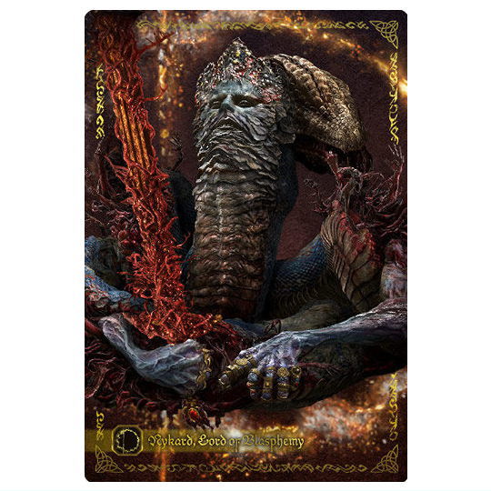 Elden Ring Twin Wafer [5.Rykard, Lord of Blasphemy (Gold Foil Stamp)]
