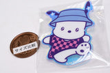 Sanrio Characters Acrylic Brooch Cream in Snack Vol.2 [2.Pochacco]