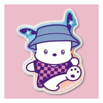 Sanrio Characters Acrylic Brooch Cream in Snack Vol.2 [2.Pochacco]