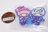 Sanrio Characters Acrylic Brooch Cream in Snack Vol.2 [3.Little Twin Stars]