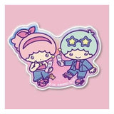 Sanrio Characters Acrylic Brooch Cream in Snack Vol.2 [3.Little Twin Stars]