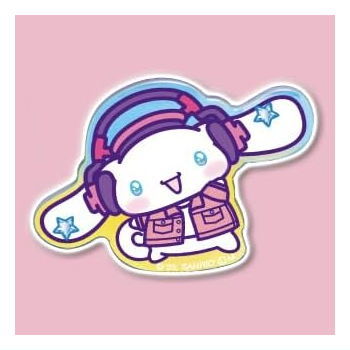 Sanrio Characters Acrylic Brooch Cream in Snack Vol.2 [4.Cinnamoroll A]