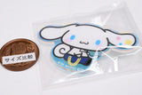 Sanrio Characters Acrylic Brooch Cream in Snack Vol.2 [8.Cinnamoroll B]