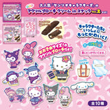 Sanrio Characters Acrylic Brooch Cream in Snack Vol.2 [All 10 type set (Full Complete)]