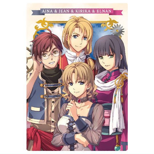 Sora no Kiseki the 1st Wafer [17.Aina & Jean & Kilika & Elnan (Character Card)]
