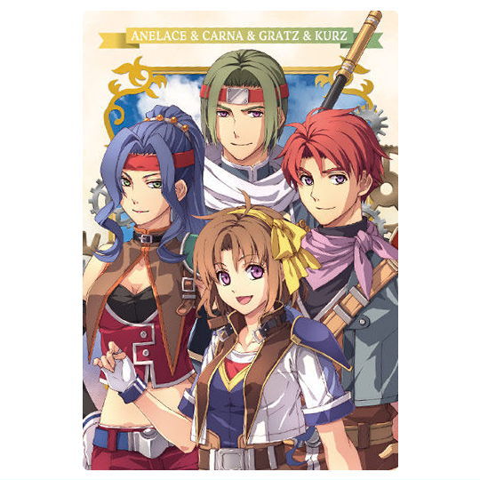 Sora no Kiseki the 1st Wafer [18.Anelace & Carna & Gratz & Kurz (Character Card)]
