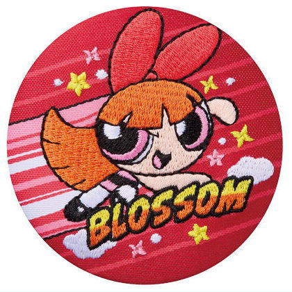 Powerpuff girls embroidered tin badge biscuit [2.Blossom 2]