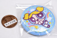 Powerpuff girls embroidered tin badge biscuit [4.Bubbles 1]
