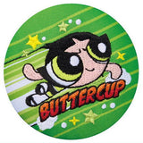 Powerpuff girls embroidered tin badge biscuit [8.Buttercup 2]
