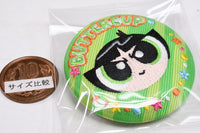 Powerpuff girls embroidered tin badge biscuit [9.Buttercup 3]