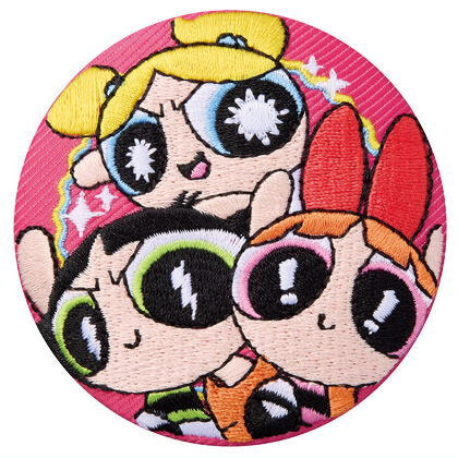Powerpuff girls embroidered tin badge biscuit [11.Shugo 2]