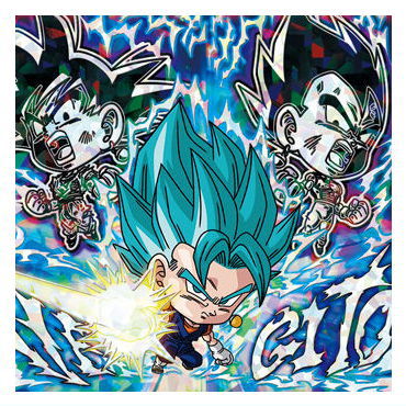 Dragon Ball Super Warrior Seal Wafer Super YugotoGattaino Choetsusha [27.Vegito (Union Rare Kiwami)]