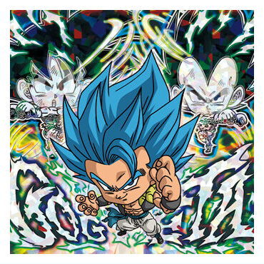 Dragon Ball Super Warrior Seal Wafer Super YugotoGattaino Choetsusha [28.Gogeta (Union Rare Kiwami)]