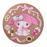 Sanrio Characters Embroidery Can Badge Biscuit Part.3 [2.My Melody]