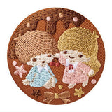 Sanrio Characters Embroidery Can Badge Biscuit Part.3 [4.Little Twin Stars]