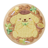 Sanrio Characters Embroidery Can Badge Biscuit Part.3 [6.Pompompurin]