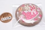 Sanrio Characters Embroidery Can Badge Biscuit Part.3 [10.Marroncream]