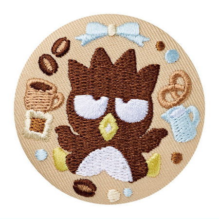 Sanrio Characters Embroidery Can Badge Biscuit Part.3 [13.Bad Badtz-Maru]