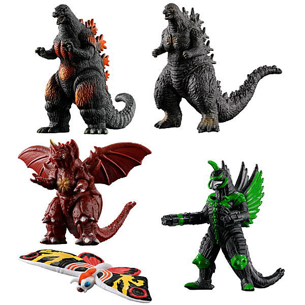 Godzilla True Attack Collection New Visitor [All 5 type set(Full Complete)]
