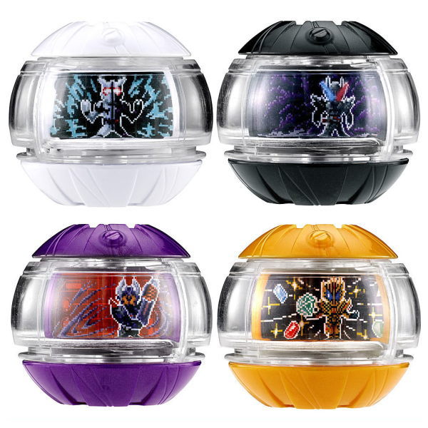 Kamen Rider Zeztz SG Rider Capsem 02 [Assorted 4 type set (2.W Fang Joker Capsem/3.Build Rabbit Tank Hazard Capsem/5.Buffer Zombie Capsem/6.Legend Capsem)]