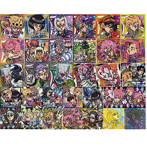 Niforamtion JoJo's Bizarre Adventure Seal Wafer Golden Wind Episodio02 [All 32 type set(Full Complete)]