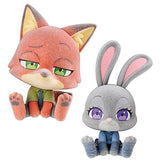 Mofukyun Osuwari Doll Disney Characters [Assorted 2 type set (1.Nick/2.Judy)]