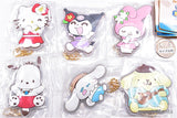 Sanrio Characters UV Rubber Keychain [All 6 type set(Full Complete)]