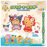 Sanrio Characters UV Rubber Keychain [All 6 type set(Full Complete)]