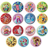 Disney Characters embroidery can badge with biscuit Part.2 [All 15 type set (Full Complete)]